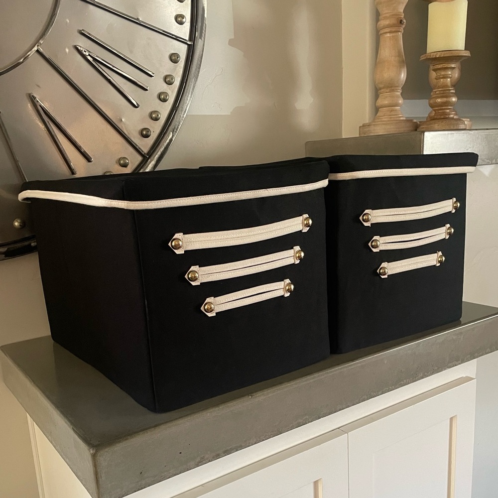 Pottery Barn Storage Bins - Picture 5 of 14